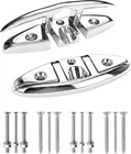 Ouleme 2PK 6" 316 Stainless Steel Folding Boat Cleat Marine Kayak Yacht Pontoon New. Price: $42.99.