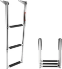 Amarine-made 3 Step Stainless Steel Telescoping Boat Ladder Swim New. Price: $46.99.