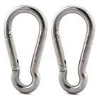 Heyous 2PCS Heavy Duty 316 Stainless Steel Carabiner Spring Snap Clip Link Hooks New. Price: $12.69.
