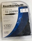 Boat Buckle 279-F13111 Kwik-lok Tie Downs 2" Wide, 4FT Length Pack New. Price: $28.00.