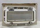 # PW512 New Found Metals Tri-matrix Rectangular Self Sealing Portlight 5" 12" Used. Price: $125.00.