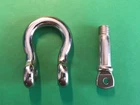 Stainless Steel 316 Bow Shackle 7/16" Forged Us Type Oversized Pin Marine Grade New. Price: $20.87.