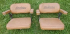 Ensign Boat Co. Swivel Seats: 2 Vintage With Bracket New. Price: $195.00.
