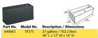 Plastic Fuel Tank Below Deck 27 Ga W/ Sending Unit Black 640063 New. Price: $440.00.
