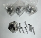 Set 4 Brunswick Stainless Steel Deck Mount Bimini D-ring Hinges Port + Starboard New. Price: $94.00.