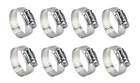 Breeze 63052 Power Seal Sae 2-13/16 To 3-3/4 Stainless Hose Clamp (8) New. Price: $12.95.