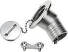 Boat Deck Fill/filler 1-1/2"(38MM) Water Fuel Angled Neck Silver New. Price: $35.94.