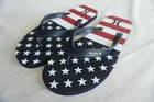 New Hurley Surf Co. American Flag Sandals Flip Flops Men's Size 10 Beach Pool. Price: $24.95.