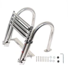 4 Step Telescoping Boat Ladder Stainless Steel Folding Extendable Yacht New. Price: $120.65.