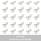 1" Solid Eye Snap Hook For Webbing - Nickle Plated Awning Clips Lot Of 25 New. Price: $46.24.