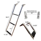 Pactrade Marine Boat Stainless Steel 3 Step Telescopic Ladder Over Platform New. Price: $65.95.