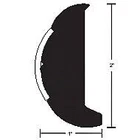 Taco METALS236-V219502BKA20D Rigid Rub Rail 2IN Black New. Price: $450.94.