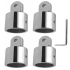 Gairen 4 Pcs Bimini Top Eye End Cap Tube Canopy Hardware Fitting Marine 316 New. Price: $36.71.