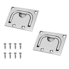 Marine 316 Stainless Steel Foldable Recessed Hatch Handle Ring Pull Boat Deck New. Price: $18.89.