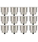 12PCS 4"H 3 1/2"ID Stainless Steel Cup Drink Holder W/ Drain Marine Boat Camper New. Price: $60.99.