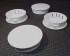 QTY4 Ea White Nylon Hole Plugs For 1" Dia - Heyco Dome 2714 DP1000 Oem New. Price: $9.99.