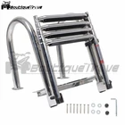 Boat Ladder 4 Step Telescoping Swim Marine Stainless Steel With Handrails New. Price: $120.68.