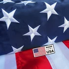 Annin 5' X 8' U.s. Flag 100% Nylon Embroidered Stars Nyl-glo Colorfast Dyes New. Price: $68.50.