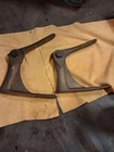 Pair Of Vintage Chris Craft Bronze Helmsman Folding Foot Rest Brackets New. Price: $100.00.