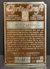 Chris Craft Identification Plate, 17' Runabout Hull Id,engine #,boat Model,oem Used. Price: $55.00.