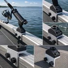 90 Degree Aluminium Track Bracket Marine Rod Holder Mount Lund Ranger Lowe Boat New. Price: $56.85.