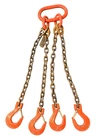 John Sakash 3/8" Grade 80 4 Leg Chain Sling 3FT Reach W Hooks Rigging Lifting Used. Price: $309.34.