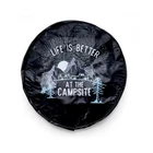 Camco "life Better At The Campsite" - 29" Rv Spare Tire Cover Sunrise New. Price: $24.99.