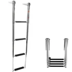 Boat Ladder 4 Step Stainless Steel Telescoping Swim Amarine Made New. Price: $89.99.