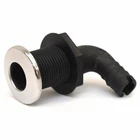 Whitecap S-3808T Boat Thru Hull Elbow 3/4 Inch 90 Deg Stainless Flange New. Price: $17.17.