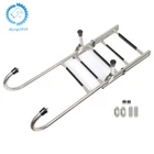 New 2 STEP+3 Stainless Steel Folding Ladder Telescoping 400 Lb. Limit. Price: $83.75.
