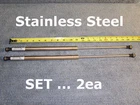 Set Stainless Steel Rv Marine 20 40# Nitro Prop Strut Spring Shock Lift Rod New. Price: $55.99.