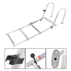 1PC Dual-handle Stainless Steel Heavy-duty 3-STEP Boarding Ladder New. Price: $90.12.