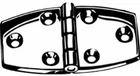 Seachoice Nylon Door Hinge #8 Fastener 2-3/4 X 1-3/8 Black 2/PK 34141 New. Price: $16.13.