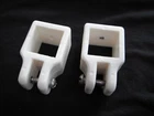 Boat Canopy Jaw Slide White Nylon 3418WP Tube Size 7/8" Square W/bolts Item 2467 New. Price: $8.00.