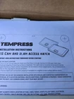 New Tempress Access 1115 Slam Hatch With Lock 11" 15" White #44230. Price: $50.00.