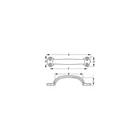 222345-1 Deluxe 4" Lift Handle, Chrome/brass New. Price: $14.69.