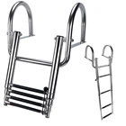 Hoffen 4 Step Pontoon Boat Ladder, Stainless Steel Telescoping Folding L... New. Price: $138.22.