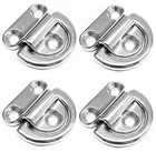 Four Marine Grade Stainless Steel Folding Pad Eye 1/4" New. Price: $31.63.