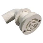 Marine TH-1592F-B 1-1/2" 90 Degree Barbed Thru-hull With Filter White New. Price: $23.99.