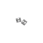 Seachoice 33951 (2) 1-5/16" X 1-1/2" Polished Ss Butt Hinges W/ Black Nylon Base New. Price: $13.74.