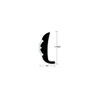Taco Metals V21-9866WHC20D Rigid Rubrail 20' White New. Price: $101.21.