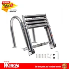 4 Step Stainless Steel Telescoping Boat Ladder Foldable With Pedal Hand Armrest New. Price: $121.36.