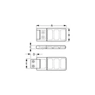 221700-1 Sliding Door Stop Cast 316 Stainless #8 Fastener New. Price: $38.19.
