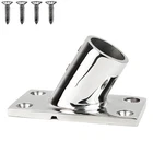 316 Ss 60 Degree Rectangular Base Marine Boat Hand Rail Fitting With Screws New. Price: $21.49.