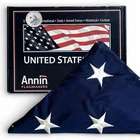 Large Size Annin Sewn Nylon U.s. Flag 5FT 8FT-NEW Box 002270. Price: $82.00.