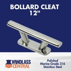 12" (310MM) Marine Grade 316 Stainless Steel Polished Bollard Cleat Boat Dock New. Price: $99.54.