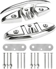 Ouleme 6" 316 Stainless Steel Flip Up Cleat Backplate Marine Kayak Pontoon 2PK New. Price: $46.99.