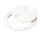 Sea Dog 337160-1 White Abs 8-1/8" O.d. X 6-1/2" I.d. Screw Out Deck Plate New. Price: $24.95.