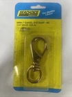 Seachoice #2 Size 3-3/4 Inch Cast Brass Swivel Eye Snap For Boats Model 36891 New. Price: $11.99.