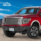 Steel Front Bumper W/ Winch Plate & Led Light Fit 2017-2024 Nissan Titan Pickup New. Price: $449.22.